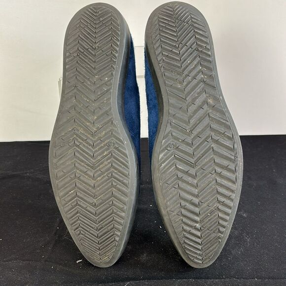 Fs/Ny Blue Suede Slip Ons - Picture 7 of 8